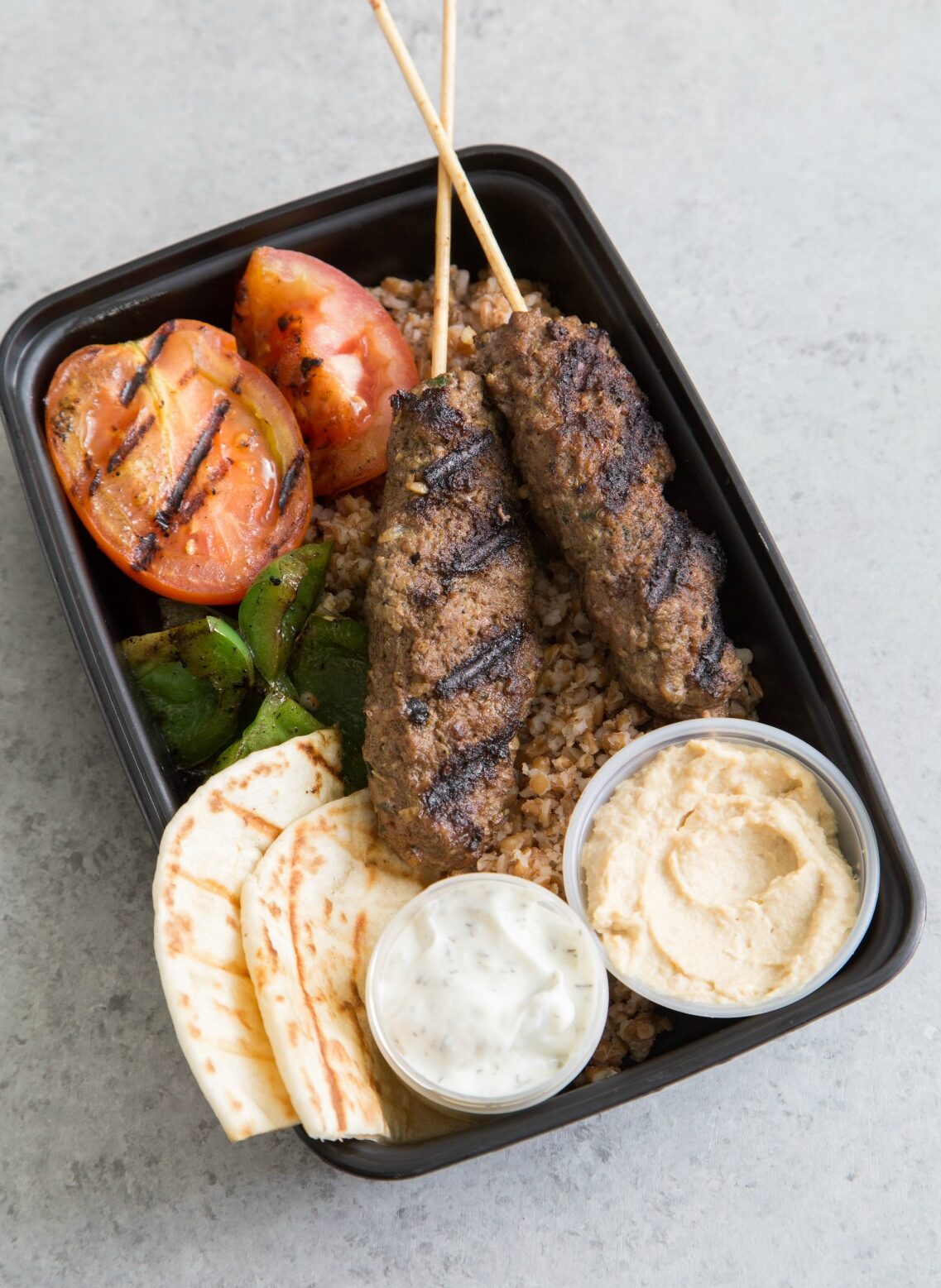 beef kebab meal prep